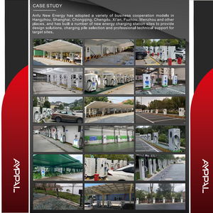 สถานีชาร์จรถยนต์<span class=keywords><strong>ไฟฟ้า</strong></span> AMPPAL 60KW หน้าจอ 7 นิ้ว ระบบชาร์จอัตโนมัติเต็มรูปแบบ แบบติดผนัง สำหรับชาร์จรถยนต์ไฟฟ้าหลายคัน - Product Image 6