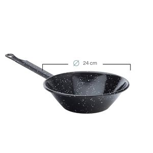 Fryer <b>Pan</b> With Basket 24 Cm Non Stick Ceramic Coating For Deep Frying - Product Image 2