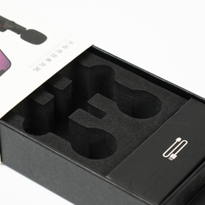Custom logo Recyclable Rigid Cardboard Electronic Products <b>Gift</b> Drawer <b>Box</b> Wireless Microphone Paper Packaging Boxes - Product Image 3