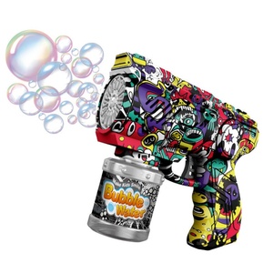 Pistola de Burbujas de 15 Agujeros con Luz, Juguete Portátil para Niños, Lanzador de Burbujas Eléctrico de Mano - Product Image 6
