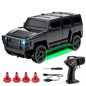 Thu nhỏ 4WD <span class=keywords><strong>RC</strong></span> drift xe 1:64 quy mô nhỏ Kích thước đèn Led <span class=keywords><strong>2</strong></span>.4GHz tỷ lệ thuận với điều khiển từ xa <span class=keywords><strong>2</strong></span>-tốc độ cho trẻ em và thu gom - Product Image 1