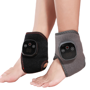 Masseur de pieds sans fil à arrêt automatique, 4 niveaux de chaleur réglables, chauffe-pieds électrique, contrôle par bouton, masseur de chevilles pour soulager la douleur - Product Image 1