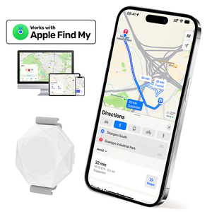충전식 MFi 인증 찾기 내 에어 태그 스마트 키 파인더 로케이터 지갑 수하물 애완 동물 추적 Apple 용 분실 방지 미니 추적기 - Product Image 1