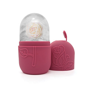 Con lăn đá mát xa mặt bằng silicon, khuôn làm đá tái sử dụng cho chăm sóc da mặt và cổ - Product Image 4