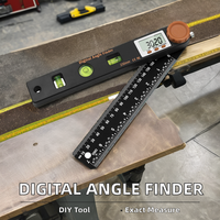 Goniomètre électronique pour bricolage Détecteur d'angle Règle de niveau Détecteur d'angle numérique Rapporteur Inclinomètre Mesure métrique Plastique