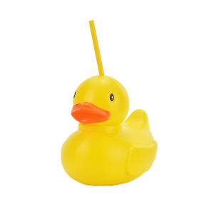 Commercio all'ingrosso personalizzato 1000ml anatre <span class=keywords><strong>gialle</strong></span> PP bicchieri di plastica di grandi dimensioni per feste da cortile tazze di succo di paglia bevande festival all'aperto - Product Image 2