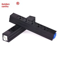 ABCCABLS 5-fach Mehrfachsteckdose Multifunktional 10A 4600W Max 230V Strom-PDU Verlängerungskabel 1 Jahr Garantie für Bühnenstrahler Beleuchtung