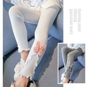 Girls Leggings Kids Pants Solid Color With <b>Flowers</b> Children Under Clothing Spring Summer Autumn All-matches Legging P248 - Product Image 2