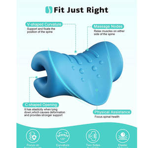 Épaule douleur soulagement colonne vertébrale Correction Massage chiropratique oreiller 360 cou cou autour de la civière oreiller de Traction cervicale - Product Image 5