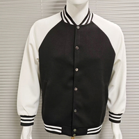 Vestes de baseball pour hommes, personnalisables avec logo, broderie, unies, multicolores, style universitaire