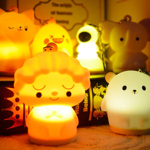 Custom Keychain Diy Toy White Pink Color Plug Into Wall Mini Gift <strong>Lamp</strong> Silicone Care Kit Teddy <strong>Gummy</strong> <strong>Bear</strong> Night Light for Sale - Product Image 3
