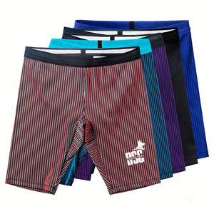 Pantalones Cortos Deportivos de Verano para Hombre, Personalizados, de Cintura <span class=keywords><strong>Media</strong></span>, <span class=keywords><strong>Media</strong></span> Pierna, Alta Elasticidad, Transpirables, de Secado Rápido, para <span class=keywords><strong>Entrenamiento</strong></span> de <span class=keywords><strong>Maratón</strong></span> - Product Image 3