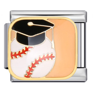Breloques de remise de diplôme Eagle Workshop en acier inoxydable plaqué or, pendentif de mode DIY pour bracelet, promotion 2024 - Product Image 4