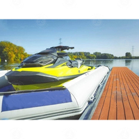 Docks gonflables en PVC pour le surf - Docks flottants marins robustes avec une construction durable, pliables et légers, surface antidérapante