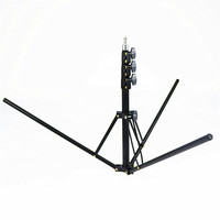 Lampu fotografi berdiri, Tripod kamera dengan stabil dan ringan dapat disesuaikan