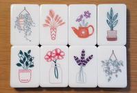 Jeu de Mahjong Américain Peint à la Main, 160 Tuiles Acryliques, Pliable, Portable, Luxe Moderne, Divertissement