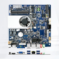 Intel N3700 Desktop Mini-ITX Motherboard DDR3L 1600MHz 8GB Maks 4xUSB3.0 3xUSB2.0 Slot WiFi/MSATA Baru