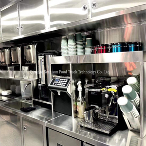 עגלת מזון פיברגלס משומש עם carito קפה דה קומיידה bbq קייטרינג קדימון לפיצה לממתקים - Product Image 4