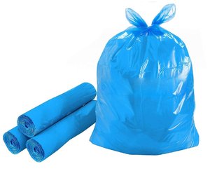 Vente en gros de doublure de poubelle bleu noir sac en plastique robuste emballage plastique jetable étanche personnalisation Vietnam - Product Image 3