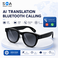 Gafas Inteligentes con Cámara IA Personalizables al por Mayor de Fábrica OEM, con Foto de 8MP, Grabación de Video 1080P, Traducción por IA y Llamadas Bluetooth