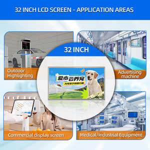 Độ sáng cao 1920*1080 Độ phân giải 32 inch TFT <span class=keywords><strong>LCD</strong></span> Panel module với LVDS giao diện - Product Image 2