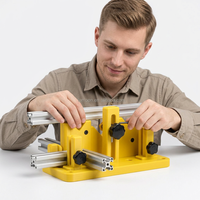 Outil de centrage et de fixation pour assemblage FDM 3D imprimé en PLA, à rainure en V, pour R&D, fabrication et personnalisation OEM