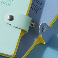Maßgefertigtes A6/A7 Druckknopf-Taschennotizbuch, Kunstleder-Einband Tragbares Studententagebuch, Perfekt Gebundenes Mini-Journal