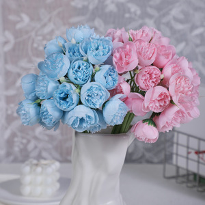ดอกกุหลาบประดิษฐ์ Jinxi 27 หัว ดอกไม้ผ้าไหมสำหรับตกแต่งงานแต่งงานและบ้าน - Product Image 2