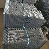Remplacement de la feuille suspendue OEM pour remplissage de tour de refroidissement à contre-courant, pack de remplissage en film à chevrons pour tours industrielles légères HVAC