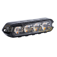 Feux de signalisation d'urgence à LED haute luminosité 12V 24V, feux stroboscopiques à LED pour montage en surface de voiture, feux stroboscopiques à LED pour calandre, SAE R65 CE IP67