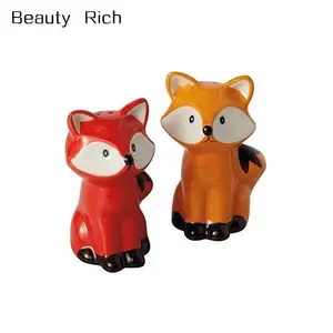 Foxes Ceramic Salt and Pepper Shakers