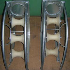 Polea de Radio de Curvatura de 450/1000 mm, Serie C/C1 de 80-200 mm, Polea de Protección de Cables con Orificio y Tubo de Apertura - Product Image 4