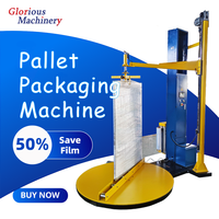 Machine d'emballage automatique de palettes avec film étirable transparent en LLDPE pour l'emballage de briques et la fabrication de fenêtres et de portes