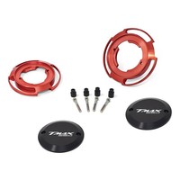 Paire de caches latéraux moteur pour Yamaha T-MAX 560 (Rouge)