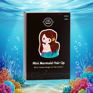 Pince à cheveux Nini sirène 8 cm, design cartoon pour enfants et filles - Product Image 2