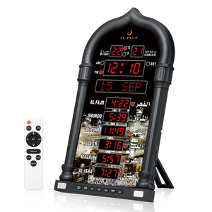 Reloj Despertador LED con Azan para Oración Musulmana, Actualización Al-Fatiha, Calendario Hijri, Multi-idiomas y Sonido de Adhan, Reloj de Escritorio con Altavoz Inalámbrico - Product Image 1