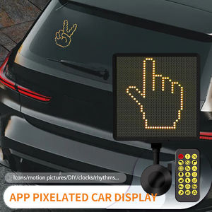 2025 32*32 Pixel LED <span class=keywords><strong>emoji</strong></span> Display Car Advertising Screen Message Display avec Smartphone App Control - Product Image 2