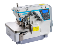 Machine à coudre surjeteuse automatique JACK C5F haute vitesse, réglable pour tissus légers et lourds, machine à coudre industrielle
