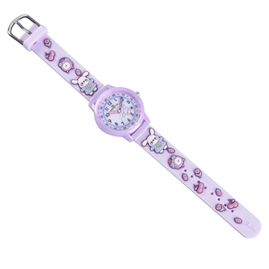 高品質漫画キッズ高級3BAR耐水プラスチック製腕時計バックル留め金クリスマスギフトクォーツ動きポインターダイヤル - Product Image 3