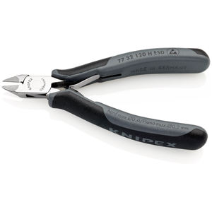 KNIPEX 77 32 120 H Cortador lateral electrónico ESD con mangos multicomponentes con punta de carburo ESD 120 - Product Image 2