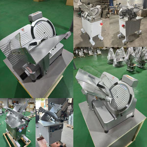 เครื่องหั่นเนื้อแช่แข็งอัตโนมัติไฟฟ้าแบบใหม่สำหรับเชิงพาณิชย์ เครื่องตัดเนื้อแนวตั้ง ปรับความหนาได้ ใบมีดสแตนเลส - Product Image 6