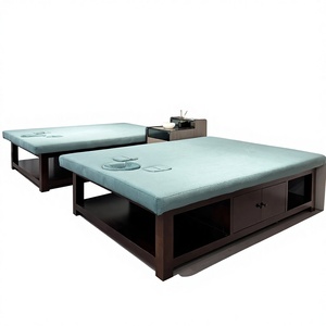 Camilla de Masaje Tailandesa de Madera Maciza para Salón de Belleza y Spa, con Diseño Suave y Orificios para Brazos - Product Image 2