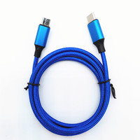 Câble de charge rapide 3-en-1 universel pour téléphone portable Android USB 2.0 3A, blindé, en nylon tressé rouge, cuivre étamé