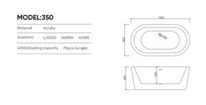 Baignoire de luxe pour adultes 3 jupes latérales Salle de douche en acrylique blanc Baignoire intérieure en <span class=keywords><strong>grand</strong></span> angle - Product Image 3