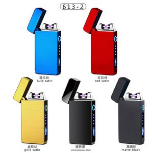 Encendedor de Cigarrillos K258 con Pantalla LED, Carga USB, Encendedor de Pulso, Doble Arco, Resistente al Viento, Encendedor Electrónico - Product Image 6