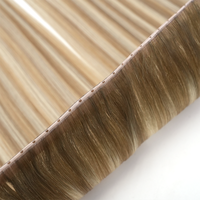 Extensiones de Cabello Humano Virgen 100% Real con Trama Invisible de Mariposa sin Costuras, Nuevo Diseño de Doble Pestaña, Trama con Orificios de PU, Proveedores