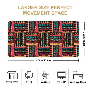 थोक प्रीमियम पारसियन और तुर्की कालीन शैली, पर्यावरण के अनुकूल गैर-पर्ची प्राकृतिक रबर माउस पैड और डेस्क मैट मैट - Product Image 2