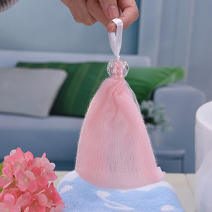 Filet moussant pour nettoyant visage rose BB-293P, outil de lavage du visage pour un nettoyage en profondeur - Product Image 3