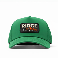 Gorra Trucker de 5 Paneles de Alto Rendimiento, Transpirable e Impermeable, con Lazo, Logotipo Personalizado, Orificios Cortados con Láser, Ajustable, 100% Poliéster