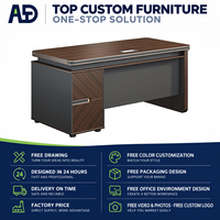 Armoire de rangement de bureau moderne en bois, armoire latérale de bureau personnalisable, armoire de classement de bureau en gros d'usine